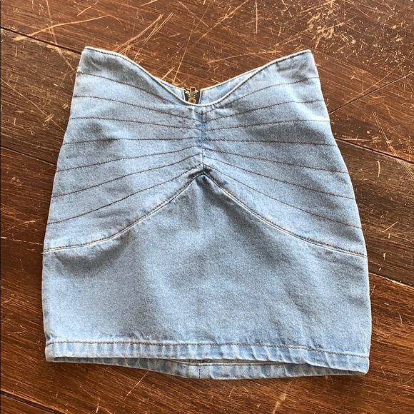 Me, Myself & I Denim Mini Skirt - Picture 6 of 7